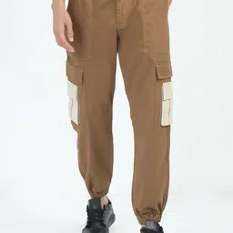 THE BEETEL HOUSE Men Relaxed Loose Fit Joggers Trousers-picture-17