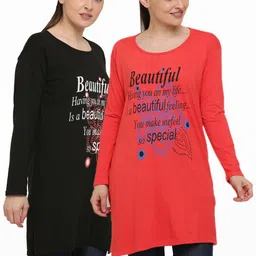 DDASPRATION Women Typography 2 Printed T-shirt-picture-21