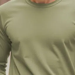 CLAFOUTIS Men Solid Round Neck Cotton T-shirt image 2