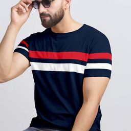 THE BEETEL HOUSE Men Colourblocked Pockets T-shirt-picture-24