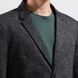 The Indian Garage Co. X Luxe Printed Formal Single Breasted Blazer image 2