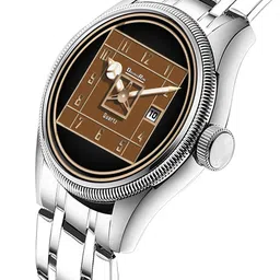 DOUBLERUN Men Dial & Stainless Steel Bracelet Style Straps Analogue Watch H05N24010 image 3