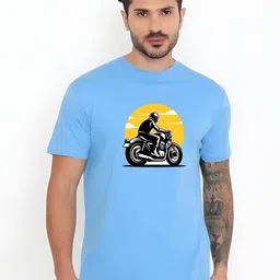 KaamBhari Graphic Printed Round Neck Regular Fit Cotton T-shirt-picture-38