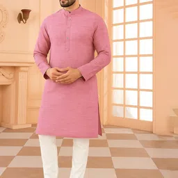 JASHNA Men Regular Kurta with Pyjamas-picture-29