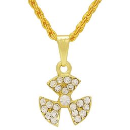 missmister Gold plated CZ studded Eternity Pendant for Women-picture-28