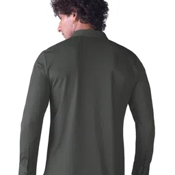 Hektor Self Design Spread Collar Comfort Shirt image 2