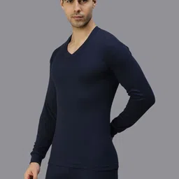 AMUL COMFY Skinny-Fit V-Neck Full Sleeve Thermal Top-picture-10
