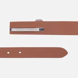 Louis Philippe Men Textured Leather Formal Belt image 4