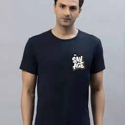 CASUALBUD Men Typography Printed Round Neck T-shirt-image-21