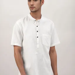 Antile zone Men Solid Daily Cotton Straight Kurta-image-50