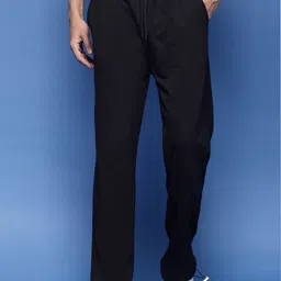 THE BEETEL HOUSE Men Relaxed Loose Fit Easy Wash Joggers Trousers-image-16