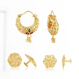 VIVASTRI Women Gold-Plated Alloy Earrings-picture-25