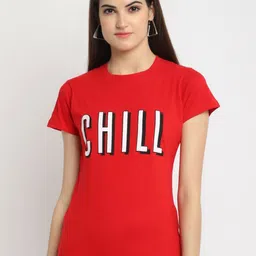 Dreambe Women Typography Printed T-shirt-picture-27