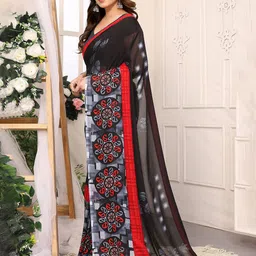 Moda Rapido Ethnic Motifs Poly Georgette Saree-picture-16