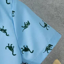 BAESD Boys Printed Casual Shirt image 2