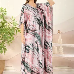 Soulemo Women Printed Maxi Nightdress image 3