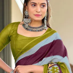 BEYOND ETHNIC Ethnic Motifs Pure Cotton Handloom Saree image 4