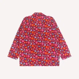 Huggingbug Unisex Kids Printed Night suit image 3