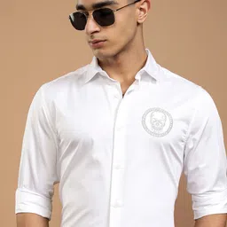 KETCH Men Slim Fit Graphic Printed Cotton Casual Shirt-picture-19