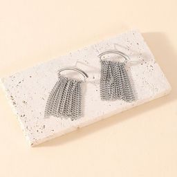 SOHI Silver Plated Alloy Contemporary Studs Earrings-picture-43