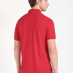 Tommy Hilfiger Men Solid Polo Collar Cotton T-shirt image 2