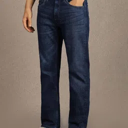 Louis Philippe Jeans Men Slim Fit Mid-Rise Light Fade Jeans image 3