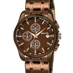 BENLING Men Dial & Stainless Steel Bracelet Style Straps Analogue Watch BL-1008-BRWN-BRWN-picture-24