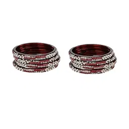 SOMIL Women Pack OF 32 Traditional Multi Colour Glass Bangles image 5