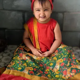 Tura Turi Girls Cotton Lehenga Choli-picture-39