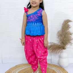 Twisha Girls Top with Dhoti Pants image 1