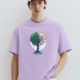 MaverIQ Men Graphic Printed Round Neck Cotton Oversized T-shirt-picture-26