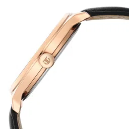 Titan Men Brass Dial & Leather Straps Analogue Watch 1802WL02 image 3