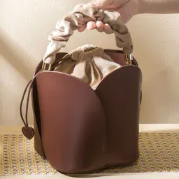 CORSICA PU Bucket Shoulder Bag with Fringed-picture-20