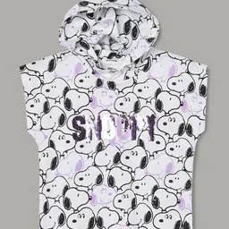 Fame Forever by Lifestyle Girls Peanuts Graphic Printed Hooded Cotton T-shirt-picture-35