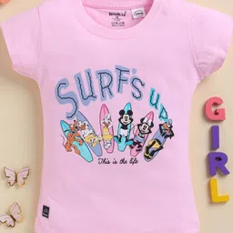 Biskid Girls Minnie & Friends Printed Cotton T-shirt-picture-17