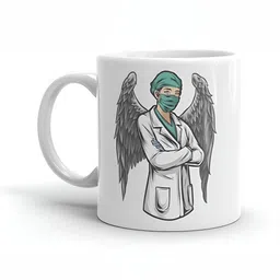 Mr UVD White & Grey Graphic Printed Matte Ceramic Mug 350 ml-picture-29