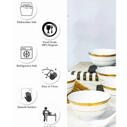 roxx Porcelain Soup Set with Spoon (12 pcs set) image 5