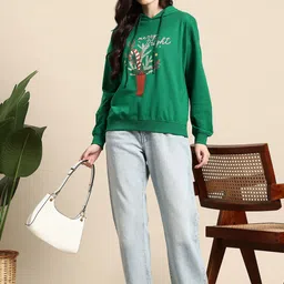 Mast & Harbour Printed Hooded Sweatshirt image 4