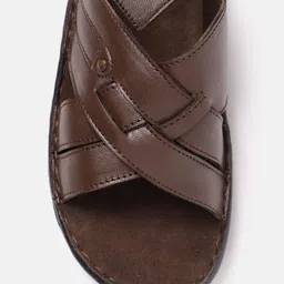 Carlton London Men Leather Comfort Sandals image 5