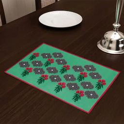 SEJ by Nisha Gupta Green Placemats - Set of 4-picture-24