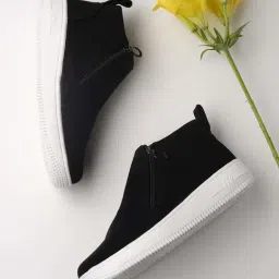 Shoetopia Kids Black Flat Ballets-image-36
