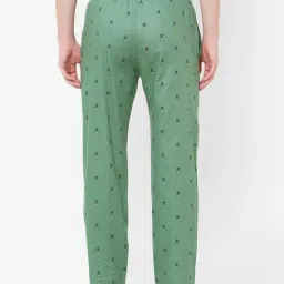 Urban Scottish Green Regular Fit Printed Lounge Pants image 2