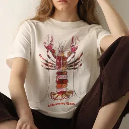 Vero Moda White Printed T-Shirt-image-30