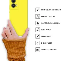 Sprig Back Cover for MOTO G85 5G (Yellow) image 4