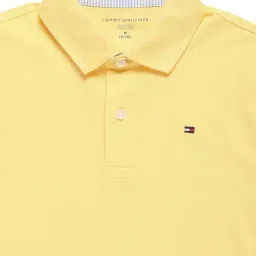 Tommy Hilfiger Daisy Yellow Regular Fit Polo T-Shirt image 3