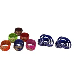 1ST TIME Set Of 20 Studded Studded Bangles-image-37