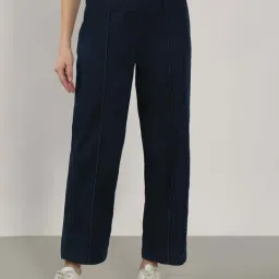 Vero Moda Blue Plain Trousers-picture-44