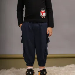 Budding Bees Boys Blue Trousers image 1