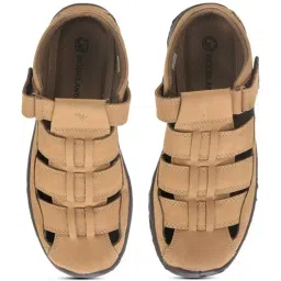 Woodland Men's Camel Fisherman Sandals image 4