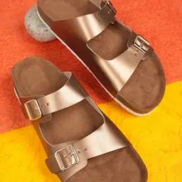 Mozafia Women's Gold Slides-picture-39